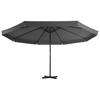 VidaXL Parasol de Jardin avec Base Portable, Pare-soleil de Patio, Abri de Soleil, Parasol de Terrasse Arrière-cour 276323