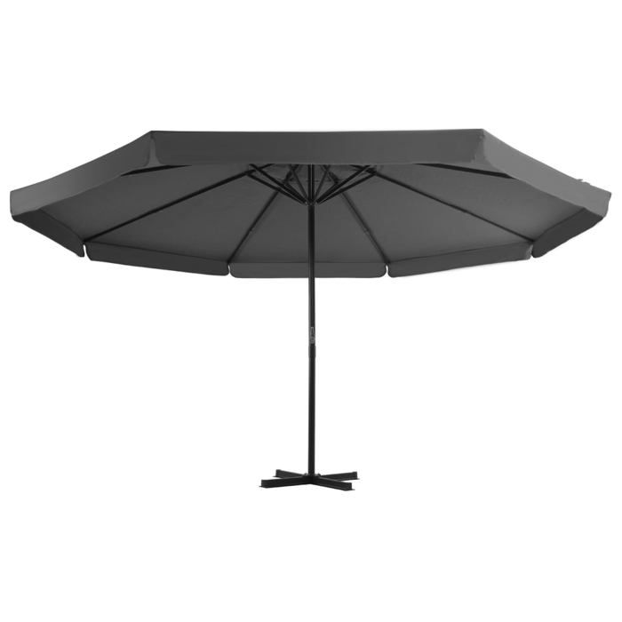 VidaXL Parasol de Jardin avec Base Portable, Pare-soleil de Patio, Abri de Soleil, Parasol de Terrasse Arrière-cour 276323