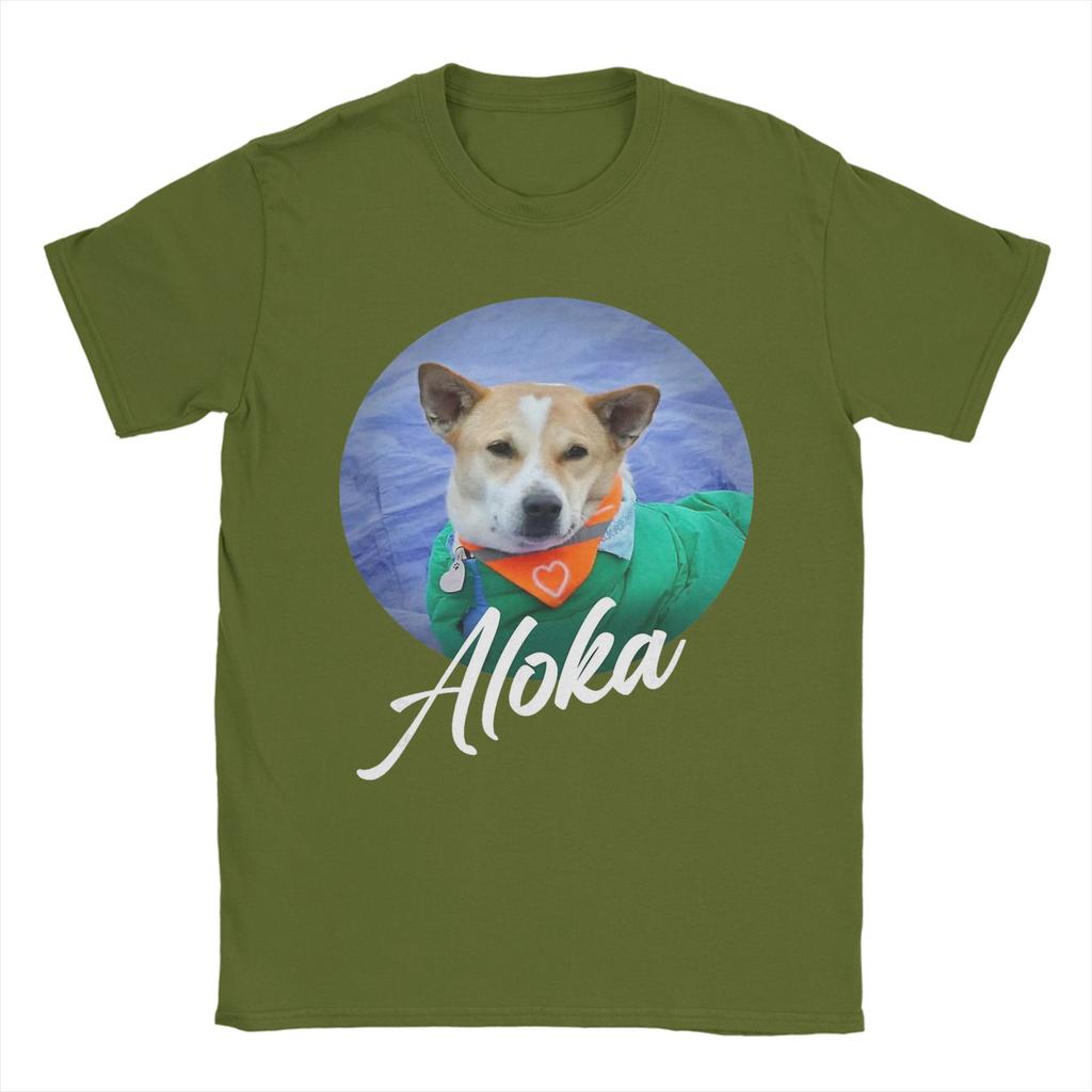 Aloka Der Marsch für den Frieden Mönch Hund Verbreitet Hoffnung Unisex Damen T-Shirt T-Shirts Kurzarm T-Shirt Baumwolle Geburtstagsgeschenk Kleidung