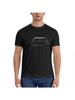 Minimalistisches Herren-T-Shirt für Autoenthusiasten - Klassischer Mini Auto Aufdruck Kurzarm Rundhals Lässiges T-Shirt, Ganzjahres-Passform für Freizeitkleidung & Autofahrveranstaltungen