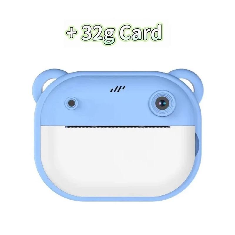 Polaroid Infantil Pode Tirar Fotos e Imprimir Mini Câmeras Digitais, Impressão Infantil Pequenas DSLRs
