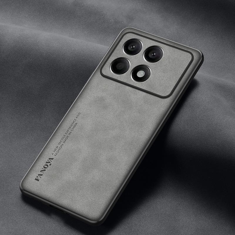 Case For POCO X6 Pro 5G Case Luxury Leather Back Cover For Xiaomi POCO X6Pro 5G Comfort Phone Shell Silicone Protection Bumper