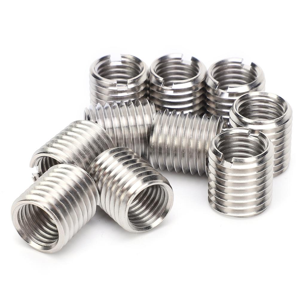 10Pcs Insert Nut Thread Fastening Conversion Repair Sleeve M16 Female and M20 Male Screw