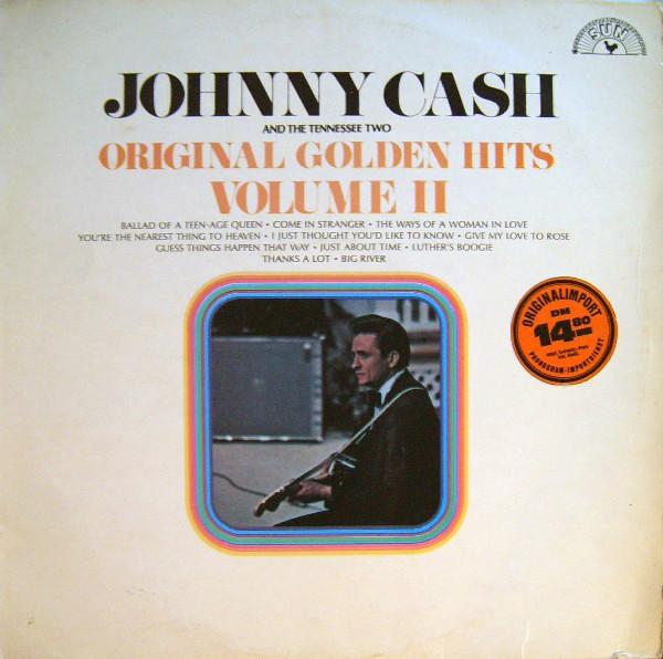 

LP Record JOHNNY CASH THE TENNESSEE TWO Original Golden Hits Volume II 6467007 Sun 1969 UK Rock Used