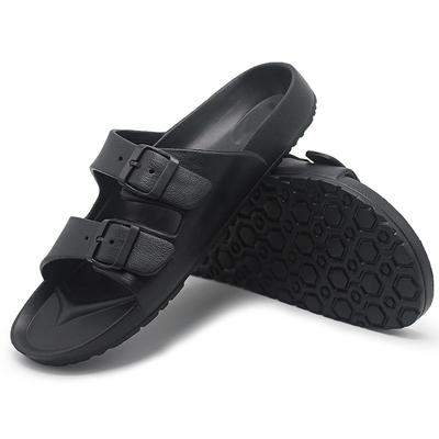 Fashion Litfun Women Summer Fashion Slippers 2025 New Outdoor Non-slip Beach Sandals With Double Buckle Indoor Casual Flat House Slides