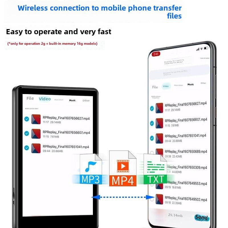 4-inch Android WiFi MP5 Music Player with Touchscreen