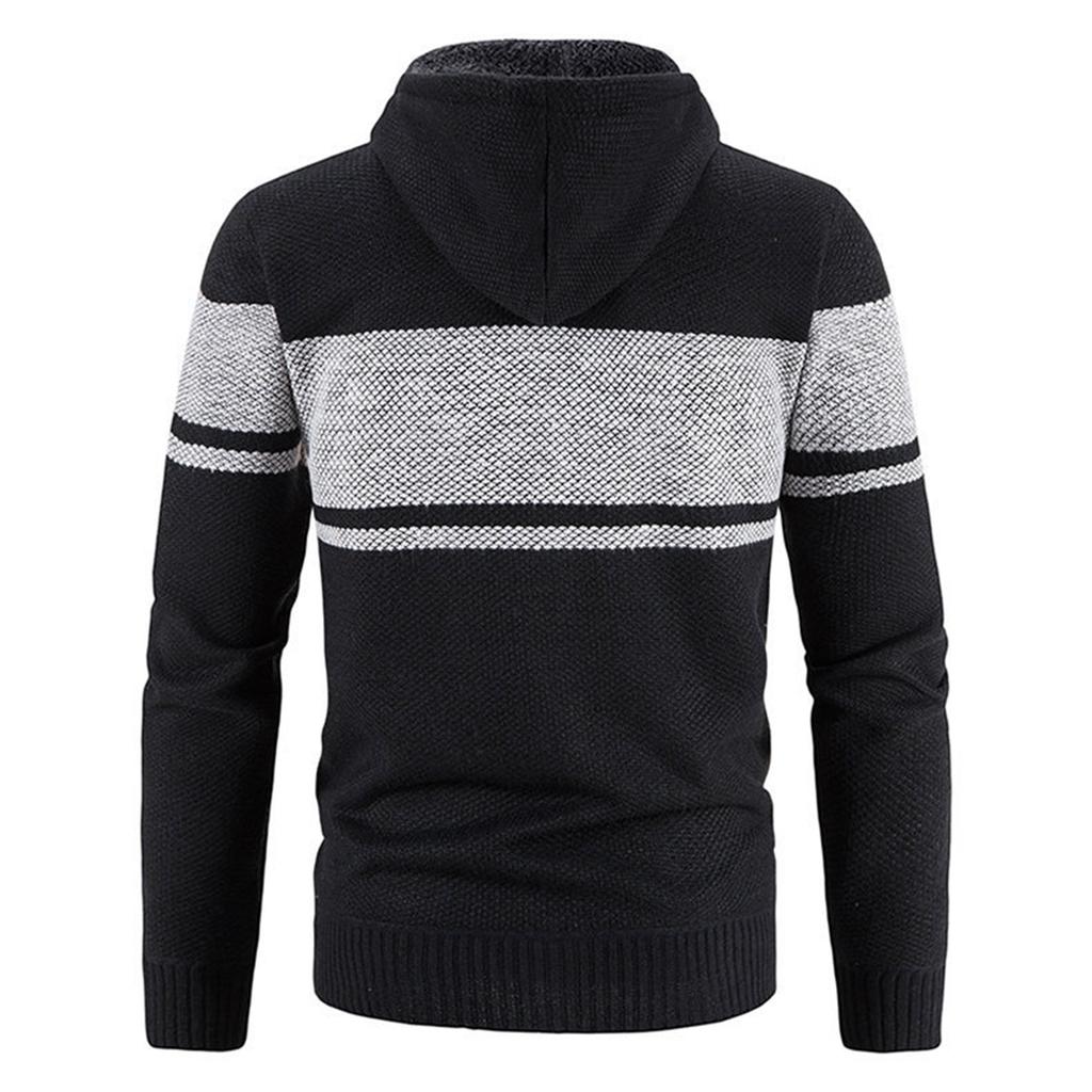 Cardigan Leisure Loose Hooded Hood Knitted Sweater