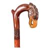 Eagle and Snake Engraved Walking Stick, Handcrafted Wooden Cane, Unique Walking Cane, Nature-Inspired Walking Staff, Gift for Him