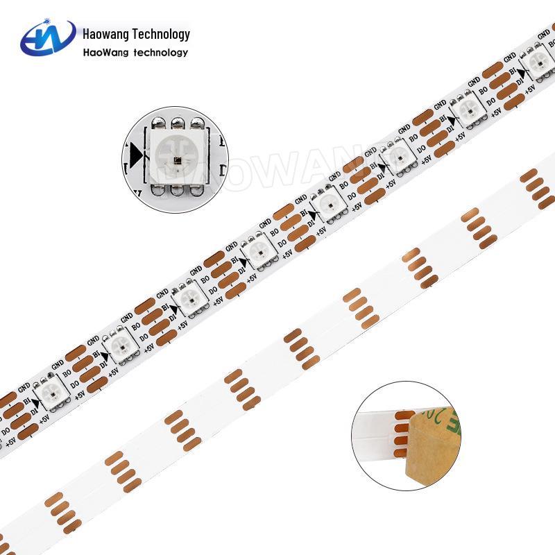 WS2813 Dream Color 5050 RGB LED Strip with Built-in IC Driver and Breakpoint Resume, DC5V