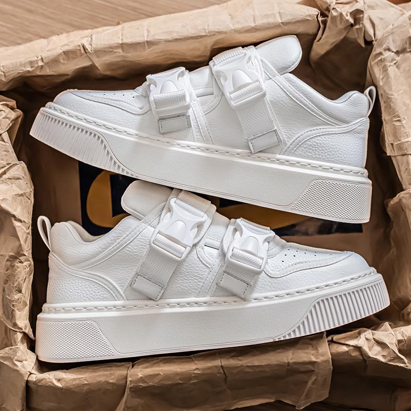 

Весна 2025 Мужская мода Обувь для скейтборда Низкий вырез Мужская дизайнерская обувь Удобная платформа Обувь для скейтборда Мужская Zapatos Para Hombre 44 белый