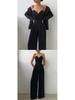 Suspender Straight-Leg Jumpsuit