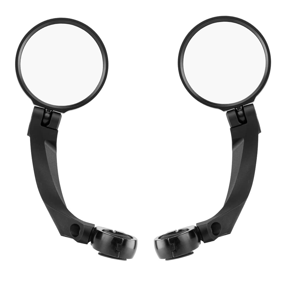 

Зеркало заднего вида велосипедное ROCKBROS, устанавливаемое в торец руля, с широким обзором, легким и гибким обзором, зеркало для предотвращения аварий, зеркало, зеркало, выпуклое, вращение на 360 градусов, угол,