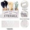 Cutlery Organizer Wooden ForUtensil Holder Kitchen Kitchen ForUtensil Holder Holder Wooden Table