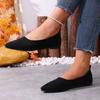 European and American Shallow Mouth Square Head Flat Sole Single Shoes Women's Foreign Trade Work Shoes Retro Leopard Print Suede Large Size