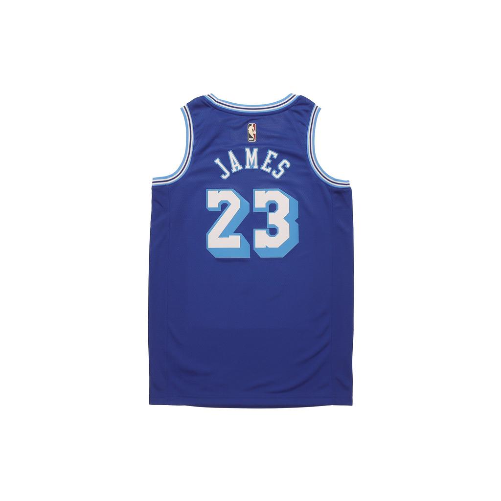 Nike NBA Lakers 2020 Lebron James Classic Swingman Jersey Rush Blue Men Streetwear CN1027-404