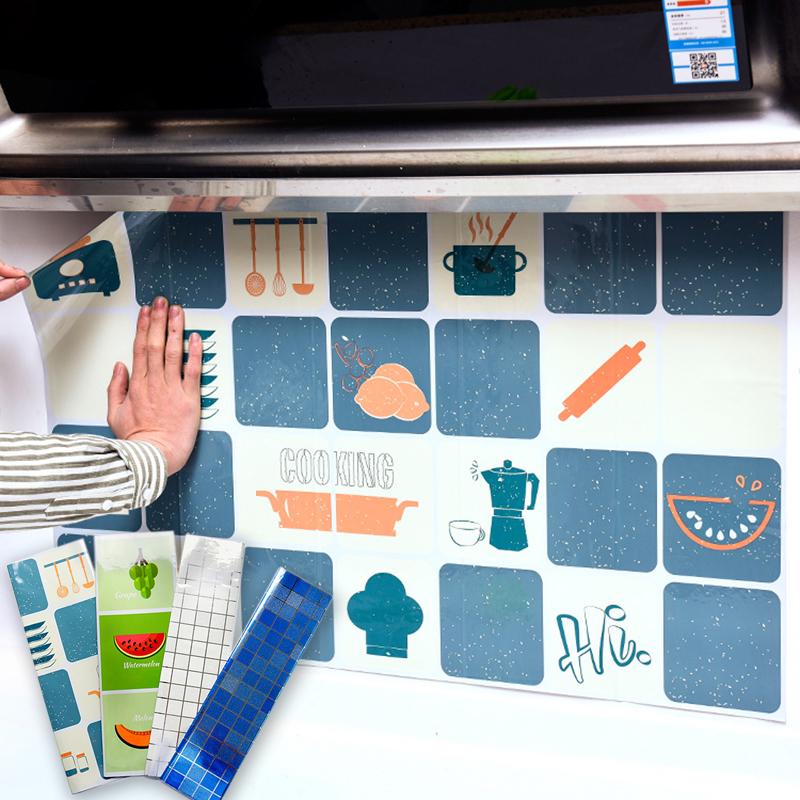 Buy Creative Removable Cooking Oilproof Wall Stickers Kitchen
