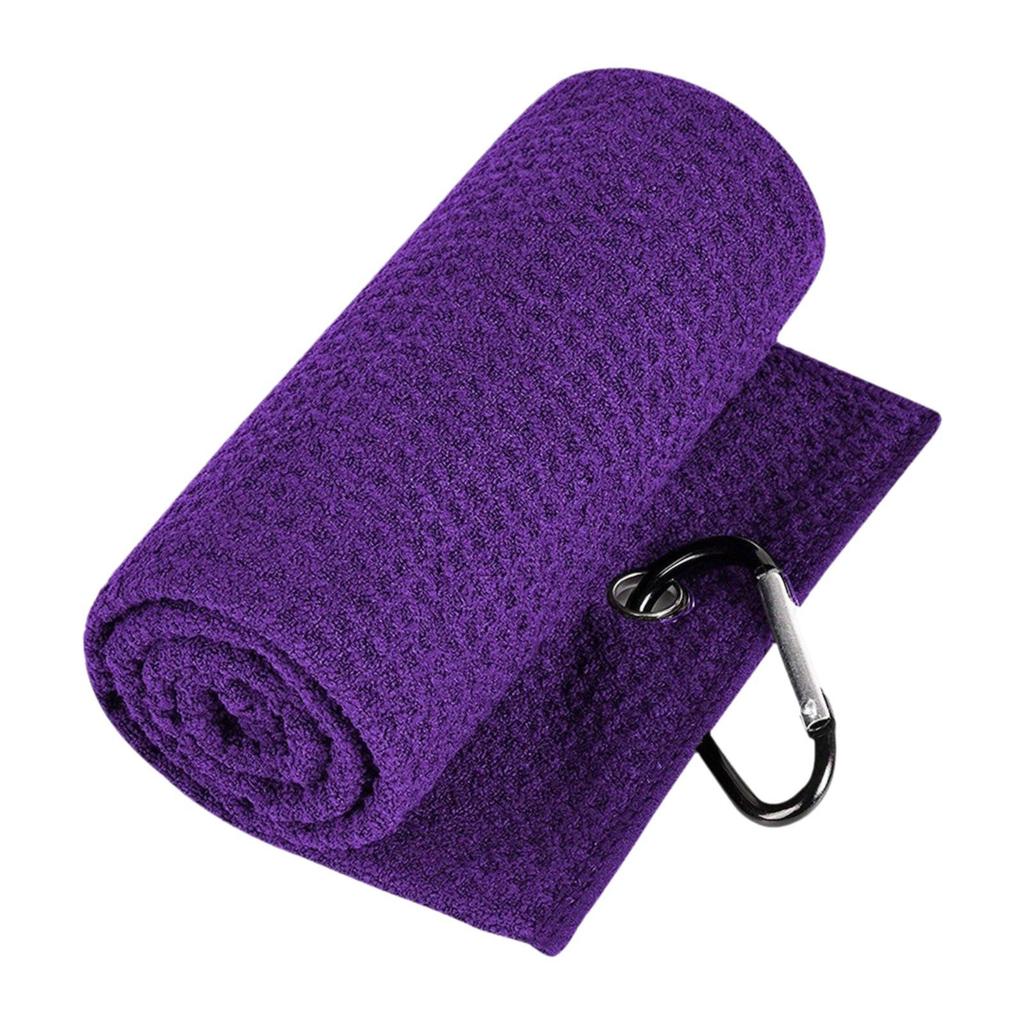Golfhandtuch weich mit Clip Wasseraufnahme für Golfliebhaber klein Mikrofaser