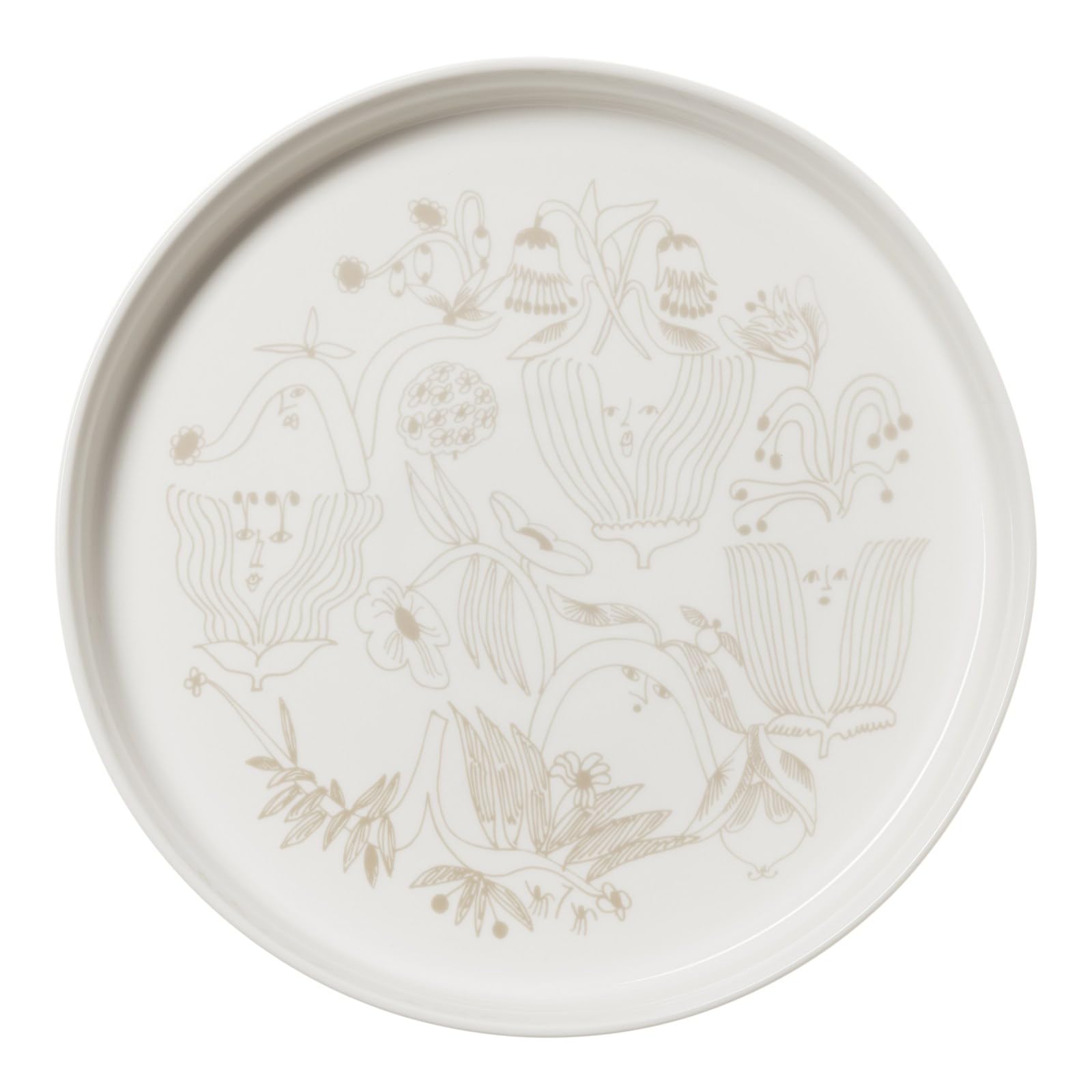 

[Officially Imported] Arabia Poutarfuri Pie Dish Plate, Beige, 28cm, 1077657