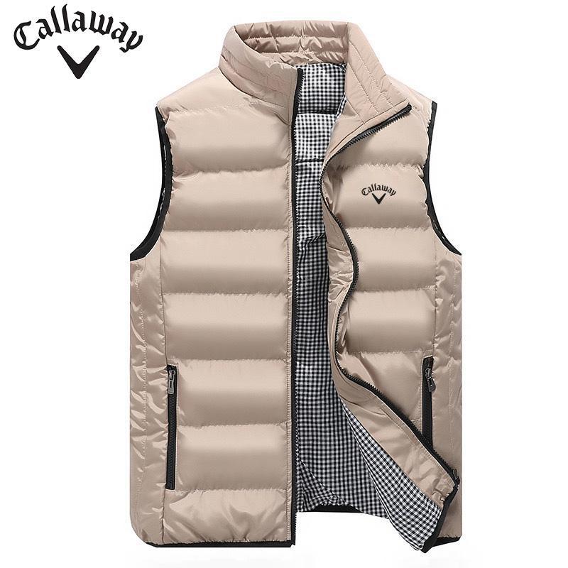 

Вышитая куртка-жилет Callaway из высококачественного хлопка, мужская осенне-зимняя модная повседневная удобная куртка без рукавов L