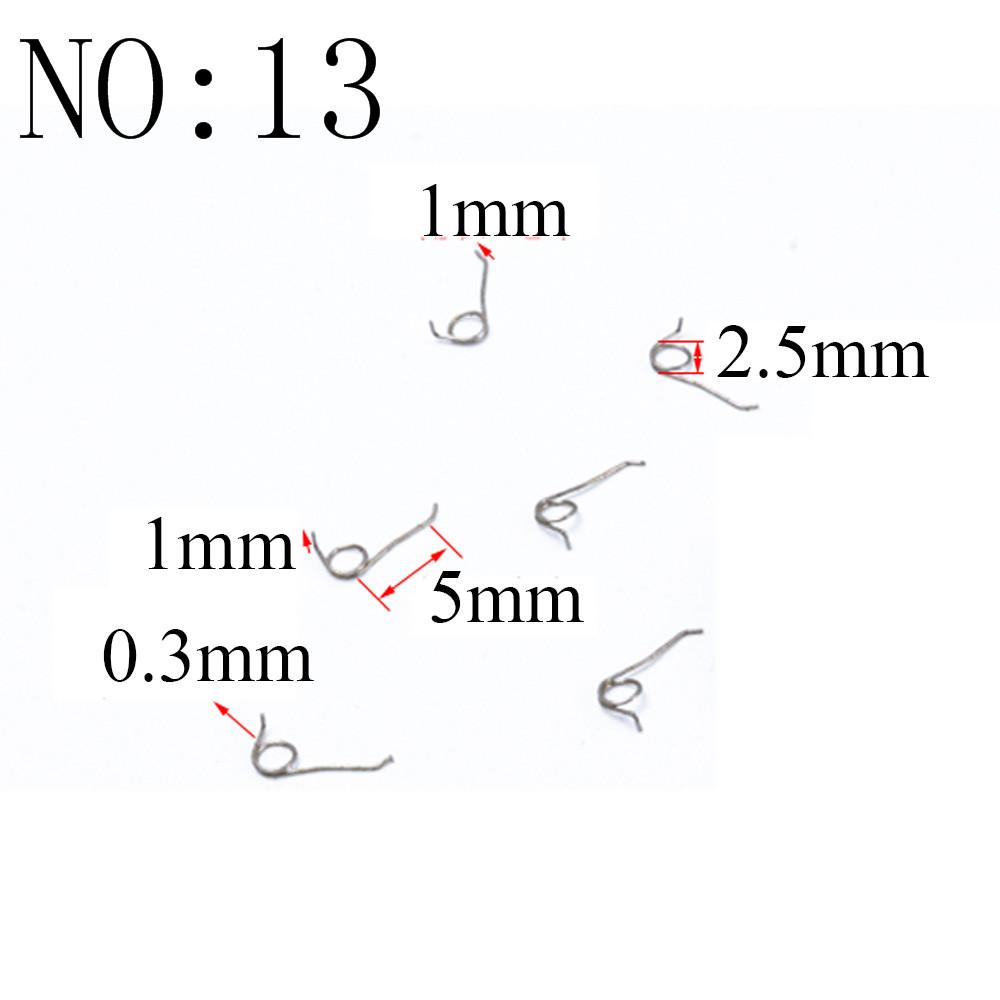 20 Stück Drahtdurchmesser 0,3 mm Mikro Mini 304 Edelstahl Torsionsfeder Für Schmuck
