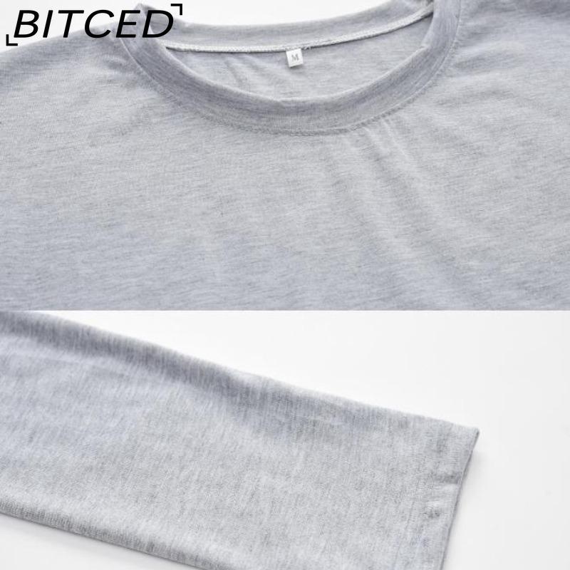 BITCED Spring and Autumn Women's Loose Solid Colour Long Sleeve Long Pants Casual Suit