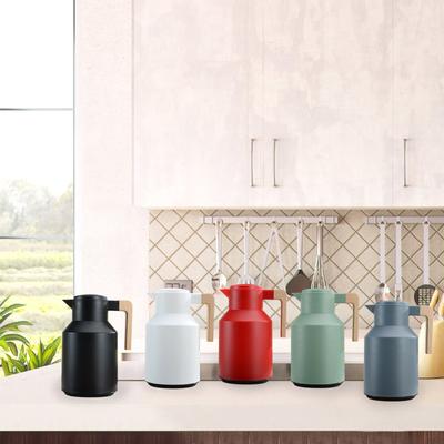 Caraffa termica per caffè da 1 litro Caraffa termica a doppia parete Thermos con bollitore per acqua con manico in legno