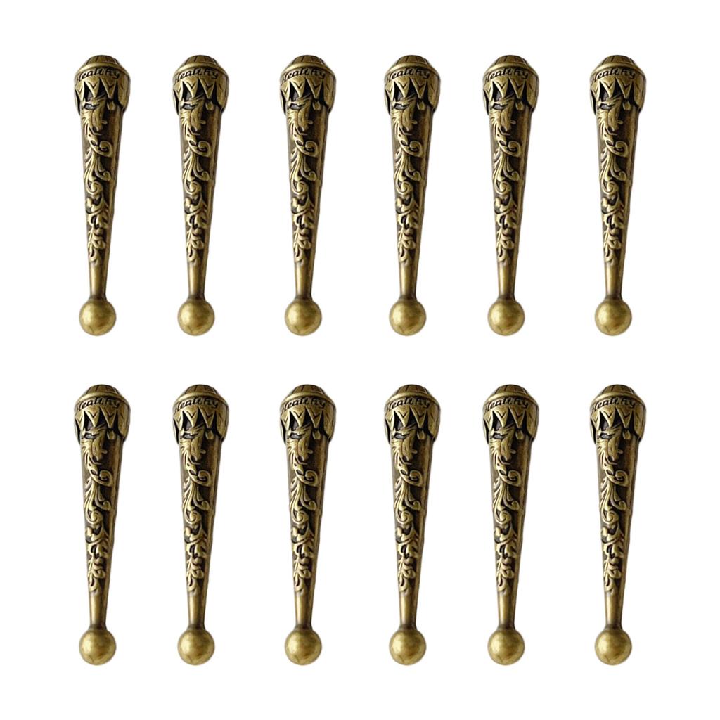 1pc/12PCS Alloy Carved Flower Bolo Tie Tip DIY Necktie Parts for Adult Men Women Bolo Tie Tips for Wedding Shirt Sweater