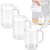 3-Pack Pitchers 24x15x10cm 22-ounce (650ml) Pitchers For Daily Drinks And Water Child-Friendly Function Spill-Proof