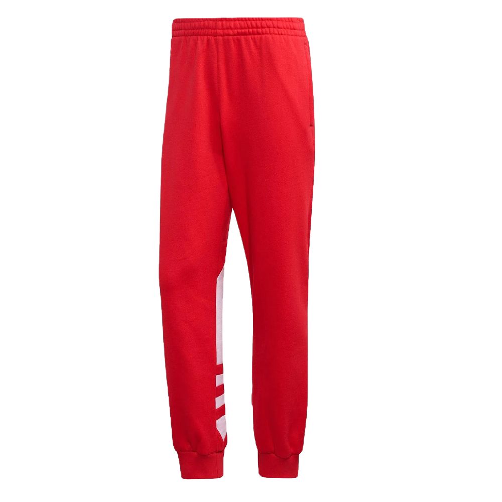 Adidas Big Trifoil Sweat Pants Red/White Men Streetwear FM3759