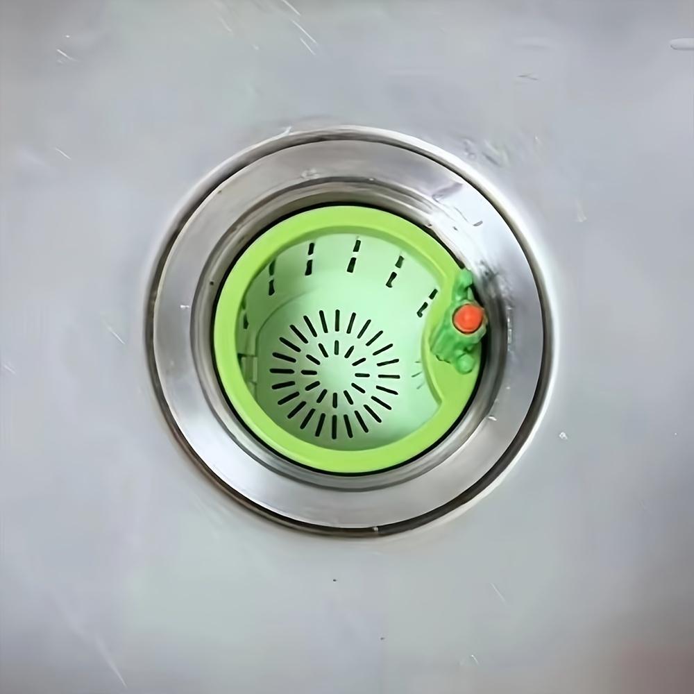 Cactus-Shaped Kitchen Sink Strainer - Creative Drain Basket for Residue, Anti-Clog & Odor Prevention, Chrome Finish