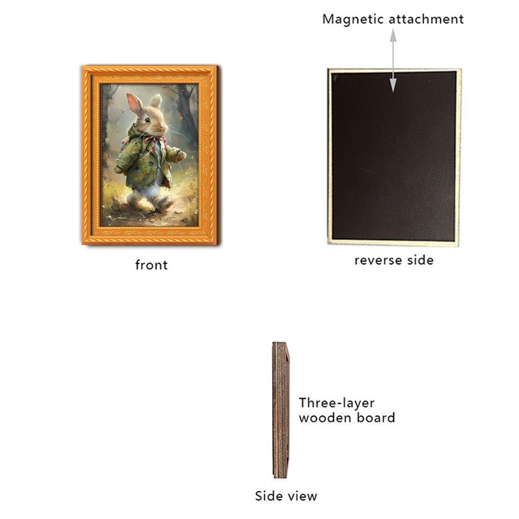 Cute Fridge Magnets Funny Photo Frames Holder Decor Funny Fridge Magnets For Easter Christmas Home Kitchen Office Cabinets