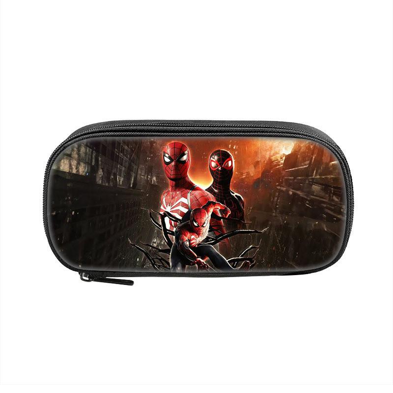 Spiderman Miles Morales Pencil Case With Polyester Material For Students And Gift Use