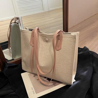 Bag Women's Large-capacity New College Student Class Shoulder Bag Niche Tote Bag Commuter Bag