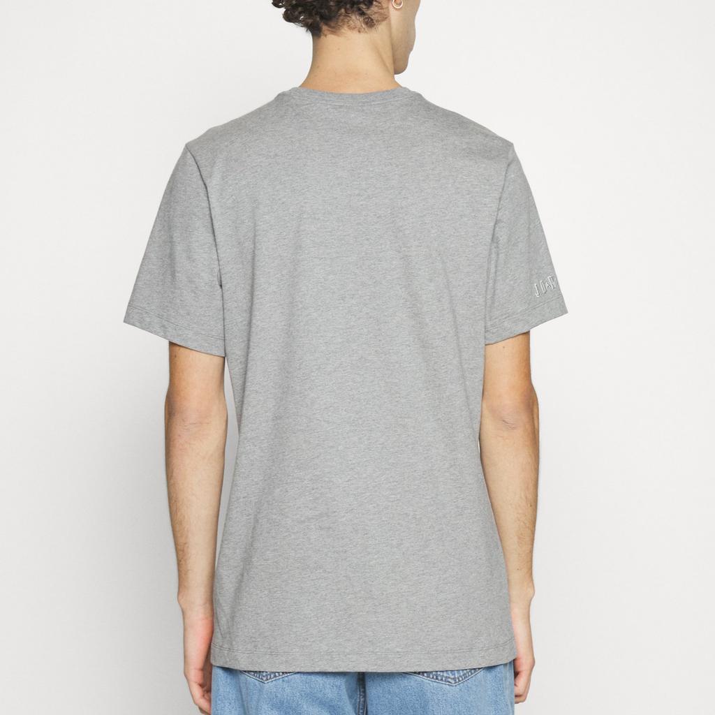 Jordan Logo Print Sports Short Sleeve T-Shirt Men Tops Grey White DX9582-091