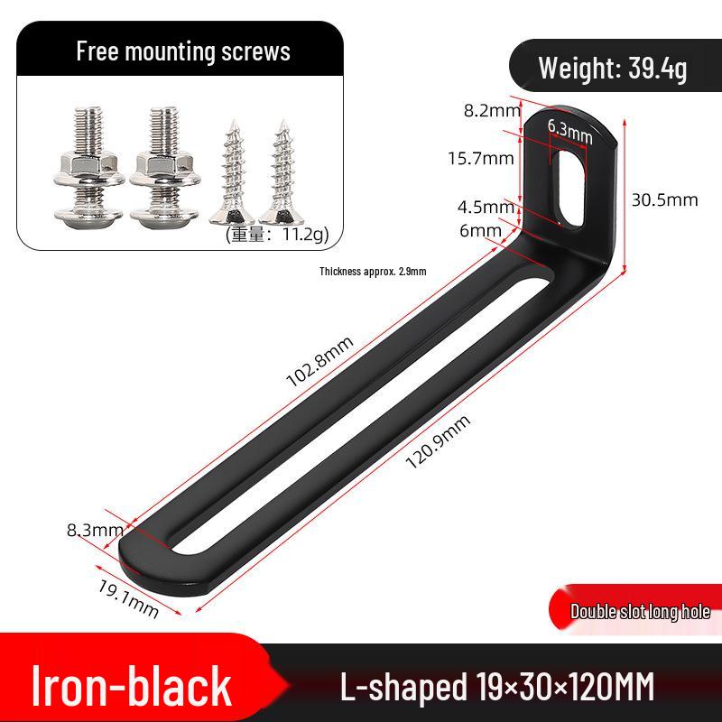 Stainless Steel 90° L-shaped Thickened Angle Bracket Connector