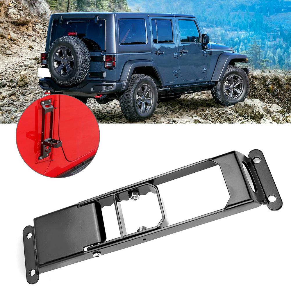 Car Hinge Foot Rest Peg Side Step Exterior Door Pedal Fit for Jeep Wrangler JK&Unlimited