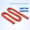 Xinrong Red Silicone High-Temperature Flexible Duct Hose (4m)