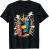 Camiseta Arte de Quadrinhos Grafite Lata de Spray Arte Urbana Salpico de Tinta