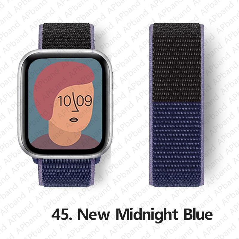 Nylon Band Voor Apple horlogeband 44mm 40mm 42mm 38mm 41mm 45mm 41 45 smartwatch polsband riem lus armband iWatch 3 4 5 se 6 7