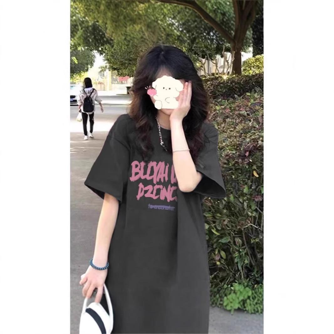 

Women s Loose Casual Half-Sleeve Round Neck T-Shirt - Spring/Summer Collection S