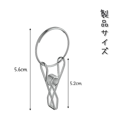 BOOHUQICH 25-Piece Stainless Steel Clothespin Clips, Rust-Resistant, Long-Lasting, with Circular Connection Accessories for Repairs
