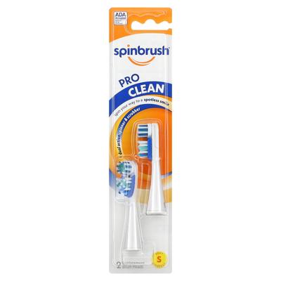 Pro Clean, austauschbarer Bürstenkopf, weiche Borsten, 2 Bürstenköpfe