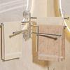 180° Rotating Towel Rack 3/4/5 Bars Toilet Towel Rod New Clothes Hanger