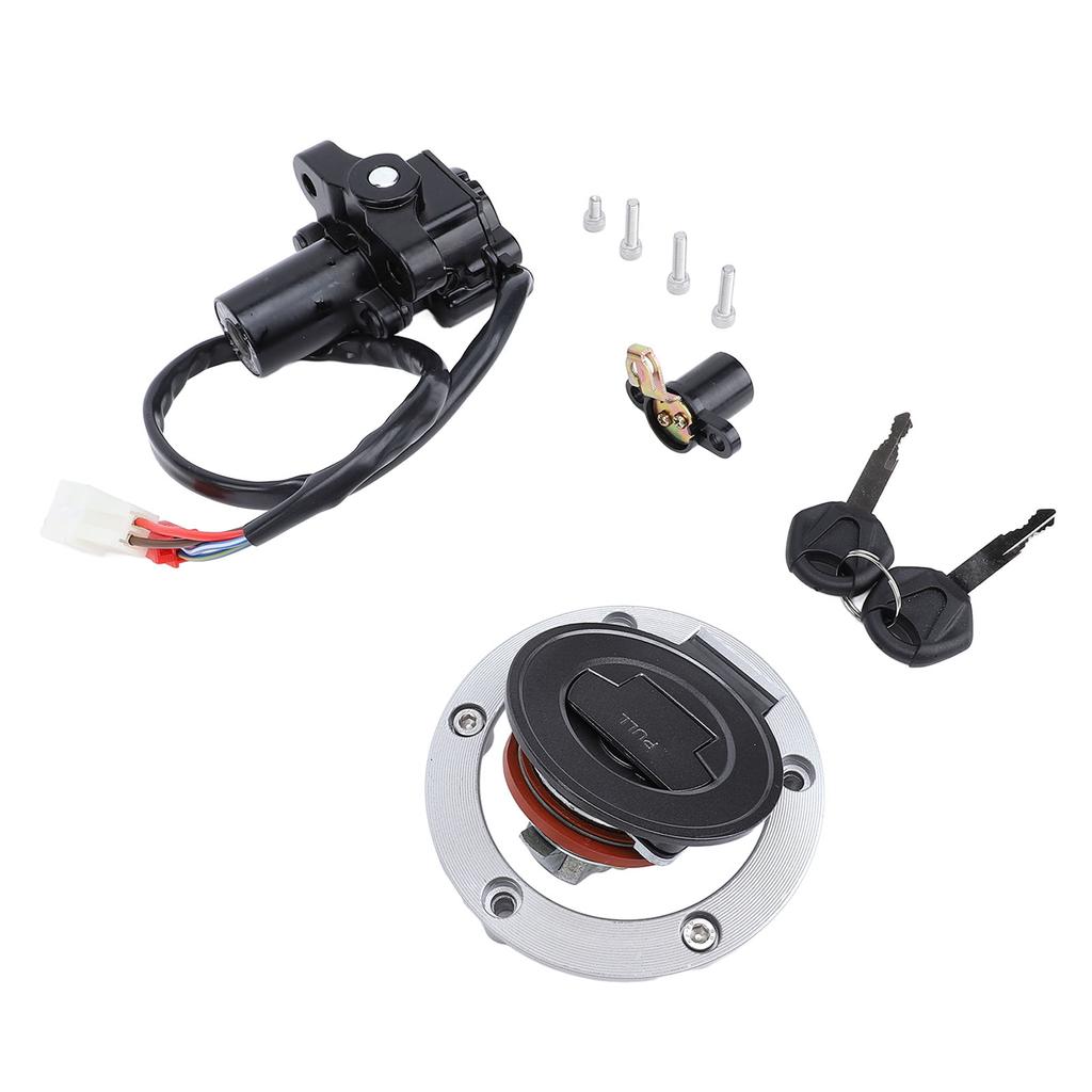 Set chei de blocare a șaibe, comutator de aprindere, capac de benzină, instalare ușoară și robustă pentru MT03 YZF XJ6