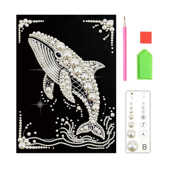 Faux Pearl Painting Kit 3D Pearl Painting Art Craft Animal Designs DIY Mosaic