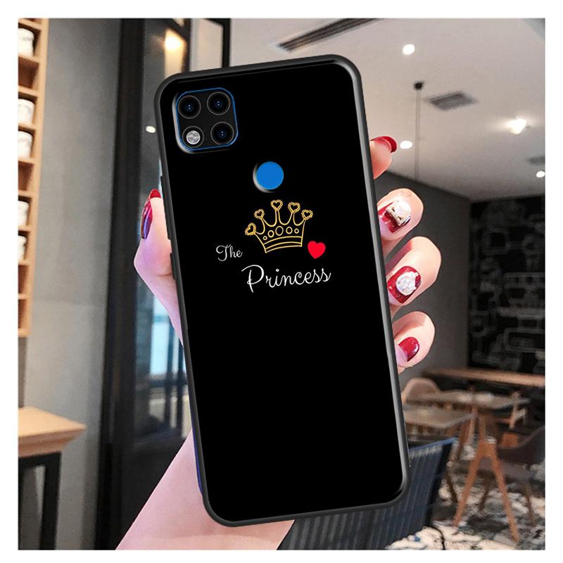 

Милый мягкий чехол с короной короля и королевы для Xiaomi Redmi Note 11 Pro Note 10 Pro Note 9 Pro 10S 9S 8T 9A 9C 9T Redmi Note11Pro Plus