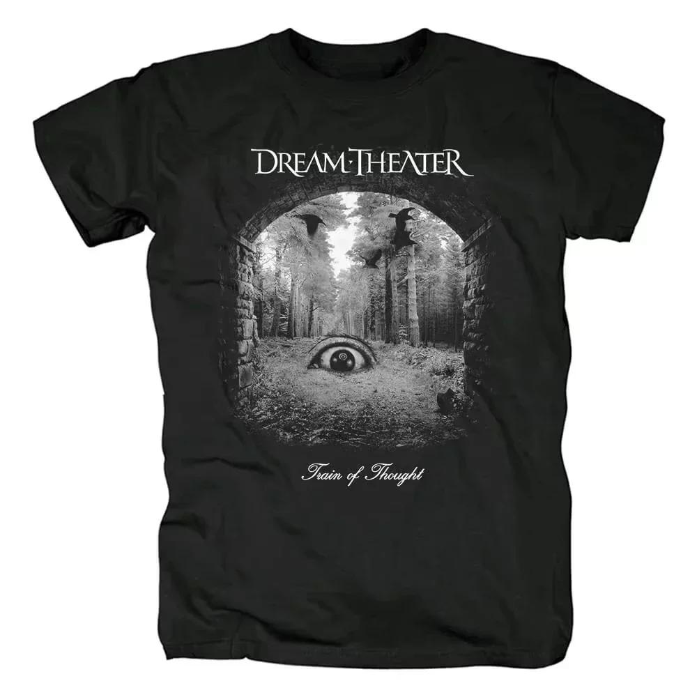 2025 Dream Theater Herre T-skjorte Bomull Kort Ermet Hip Hop Vintage Edguy Band T-skjorte Dame Høy Kvalitet Y2k Topper Streetwear