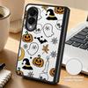 Halloween Ghost Pumpkin Case For Samsung Z Fold 8 Ultra 7 6 5 4 Hybrid Leather Skin Hard PC Bumper Cover For Galaxy Z Fold8 Fold7 Fold6 Fold5