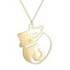 Kinitial Stainless Steel Mexico Zia Sun Symbol Pendant Neckalce For Women Men Scale Of Justice Bicycle Bike Jewelry Gift