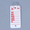 Unique 10PCS Card-shaped DIY Keychains for Cars Pet Name Identification Tags and Fashion Bag Charms for Everyday